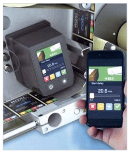 Applicator control via smartphone